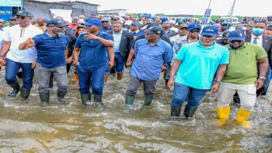 Gov. Sanwo-Olu visits Lagos Flooding Victims in Eti-Osa