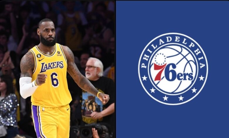 LeBron James signs 76ers